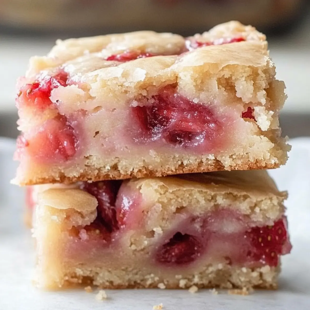 One-Bowl Strawberry Blondies for a Sweet Summer Treat