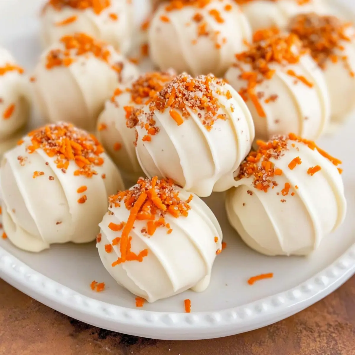 No Bake Carrot Cheesecake Balls for Effortless Dessert Bliss