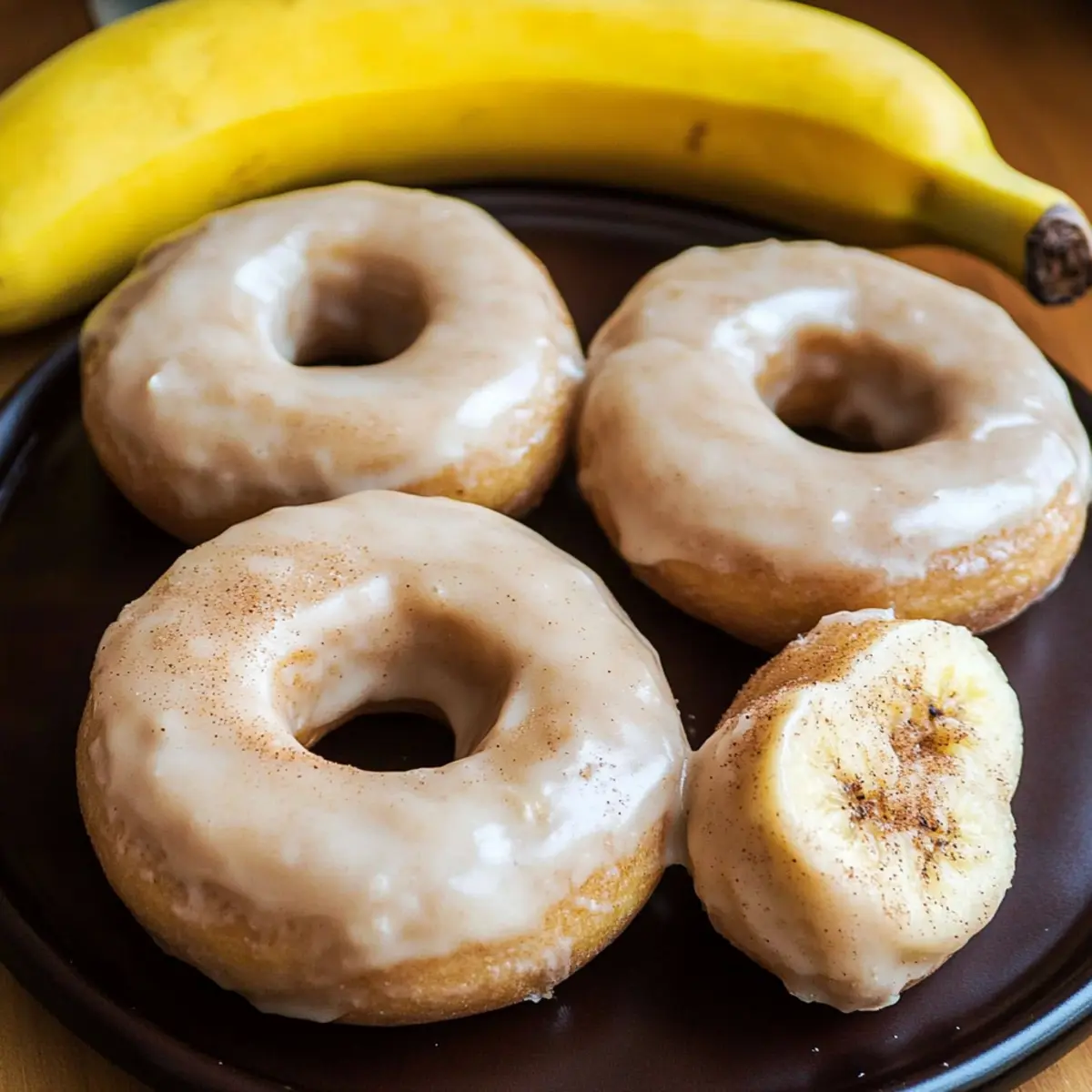 Fluffy Baked Banana Bread Donuts for a Guilt-Free Treat