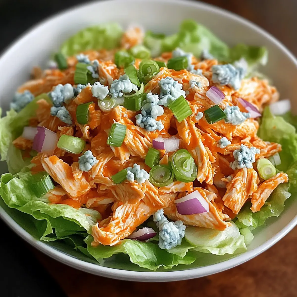 Spicy Buffalo Chicken Salad: Quick, Protein-Packed Delight