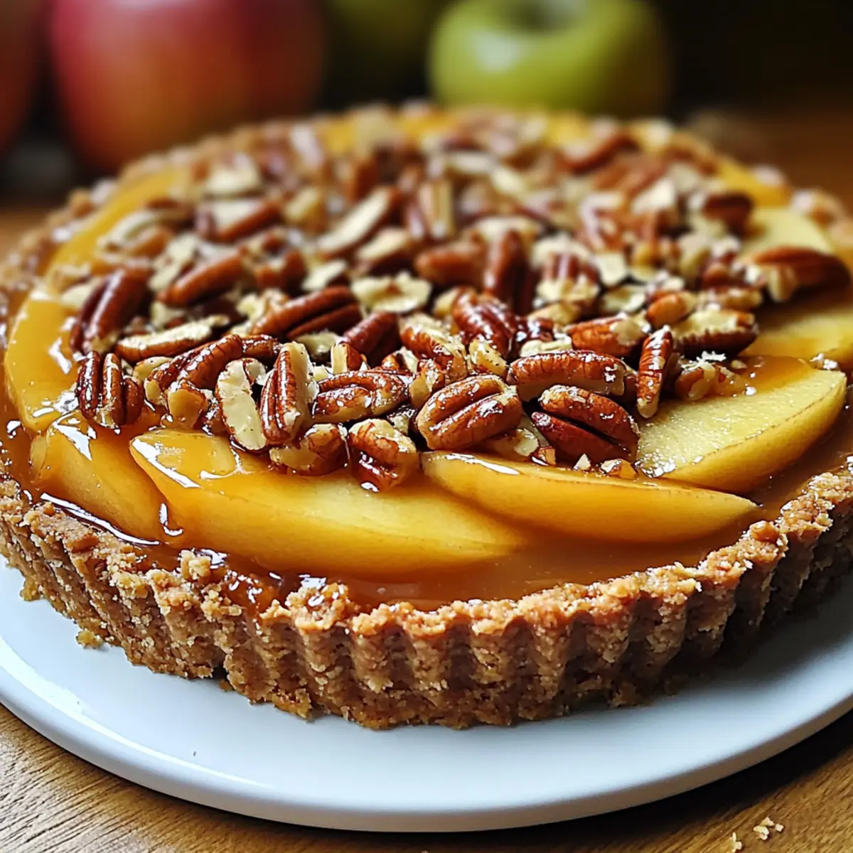 Gluten-Free Caramel Apple Tart That Warmly Embraces Fall