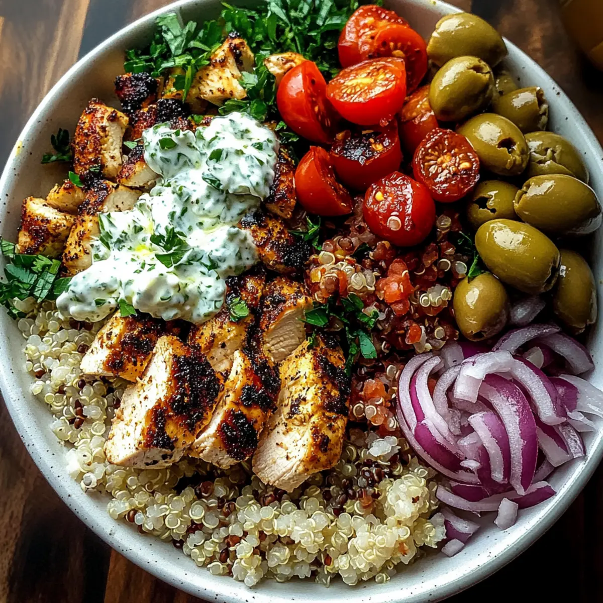 Greek Chicken Gyro Bowls for a Healthy Mediterranean Feast