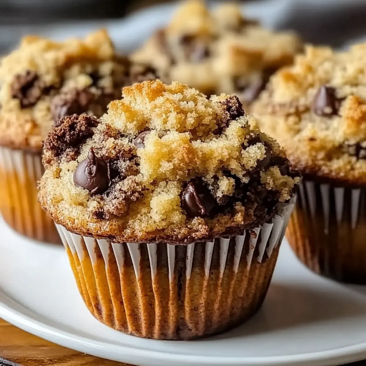 Chocolate Crumb Muffins That Melt in Your Mouth