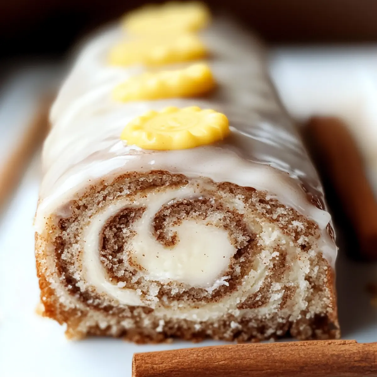 Irresistible Cinnamon Cake Roll with Creamy Glaze Delight