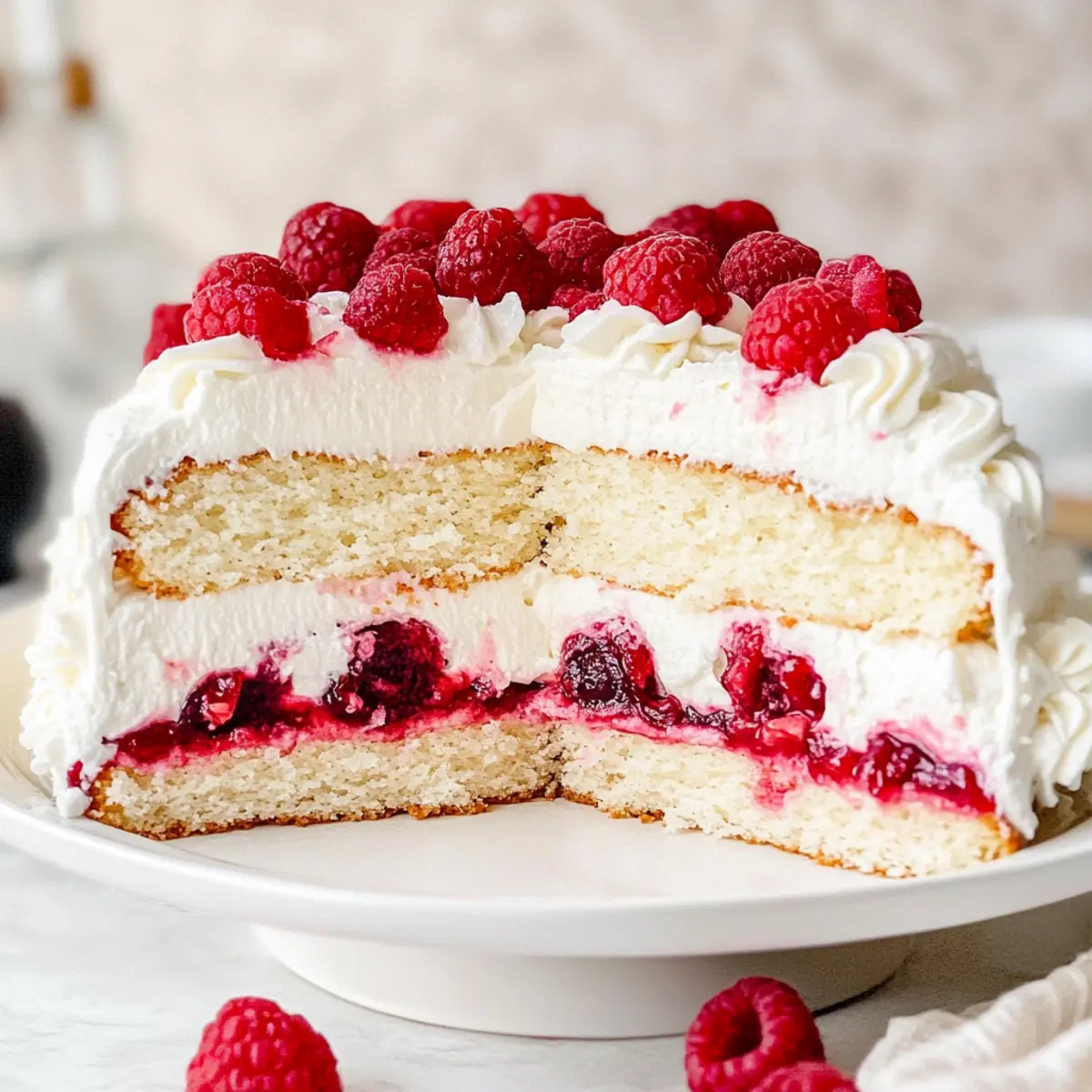 Coconut Raspberry Cake: A Refreshing Summer Delight