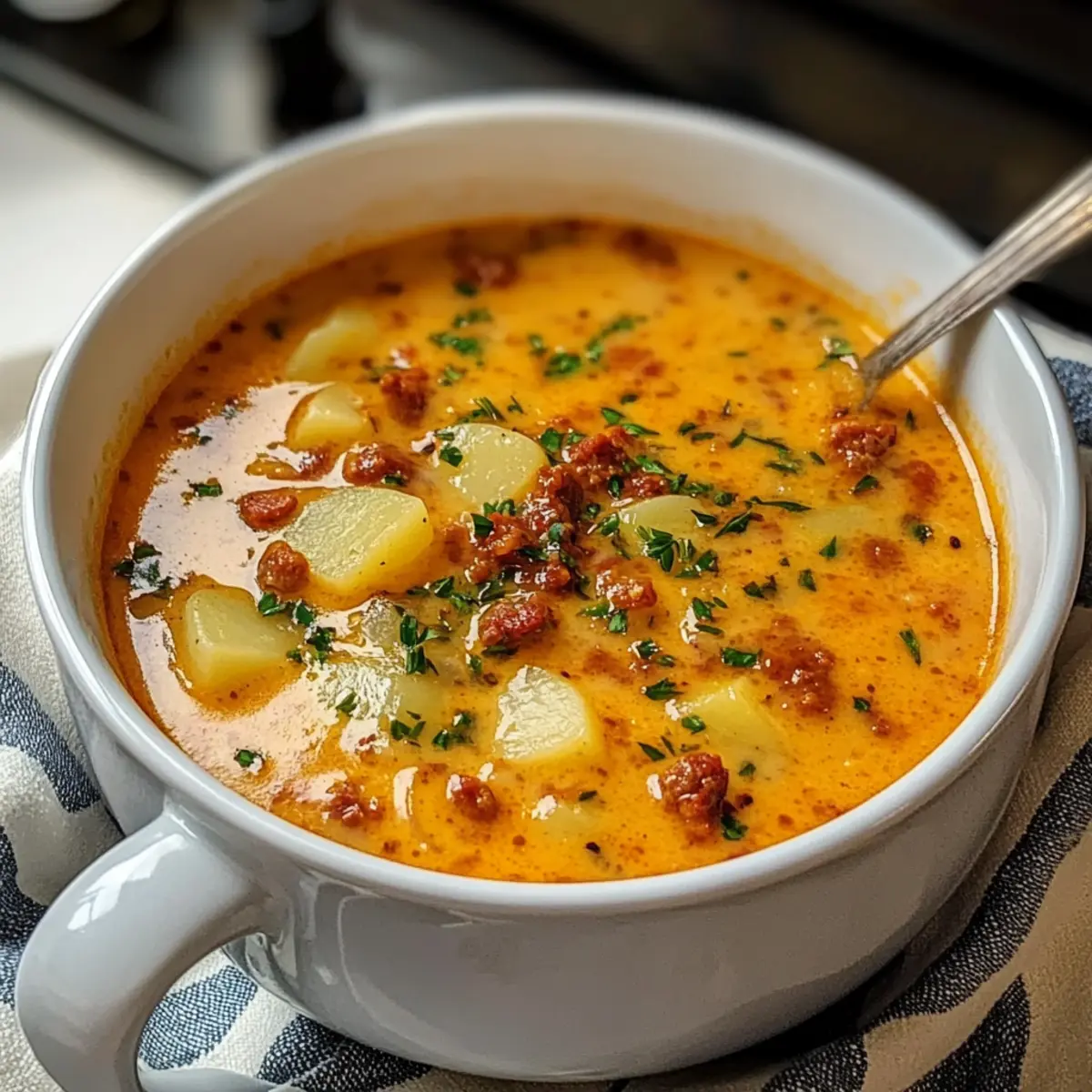 Creamy Chorizo Potato Soup to Warm Your Soul