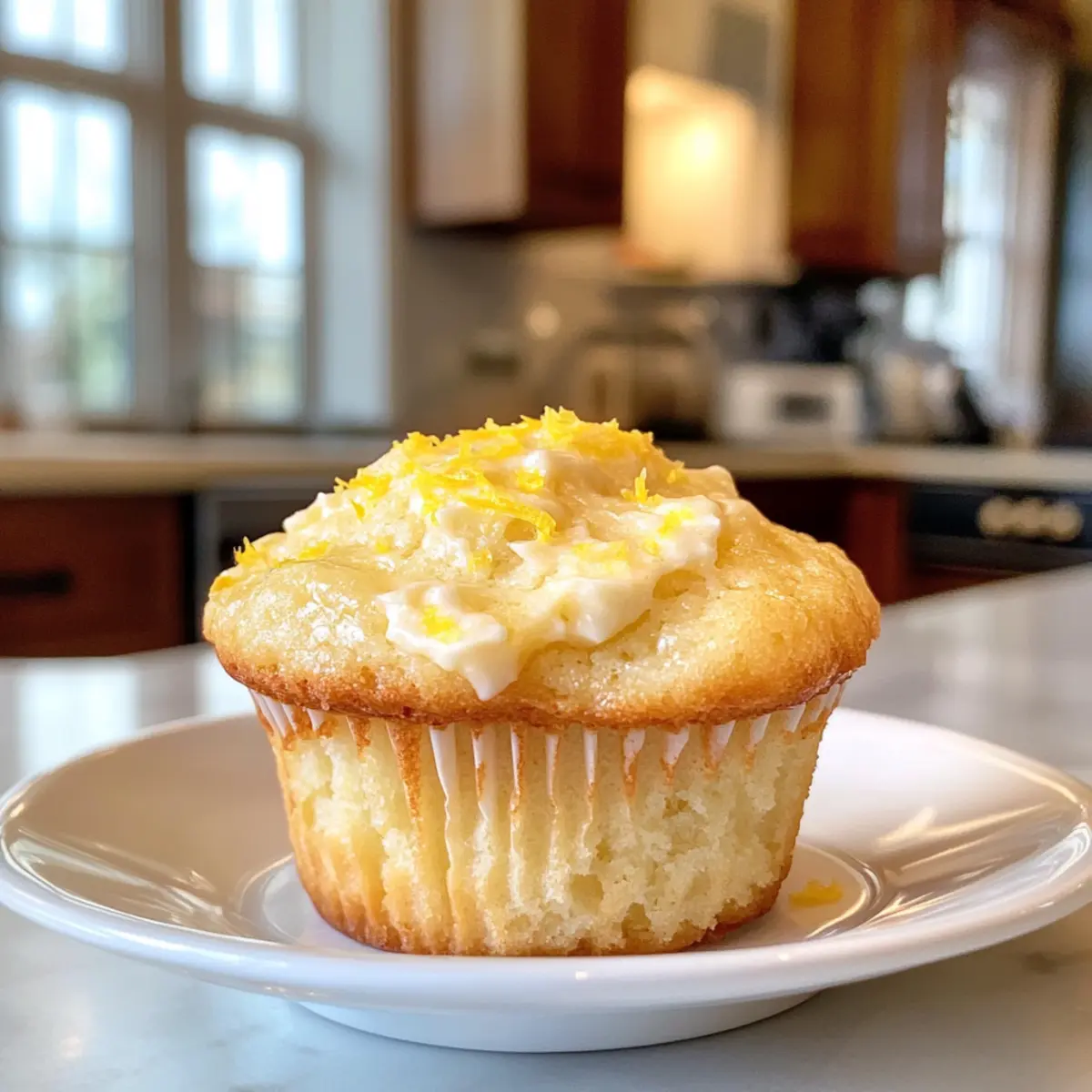 Lemon Cream Cheese Muffins for Bright Morning Bliss
