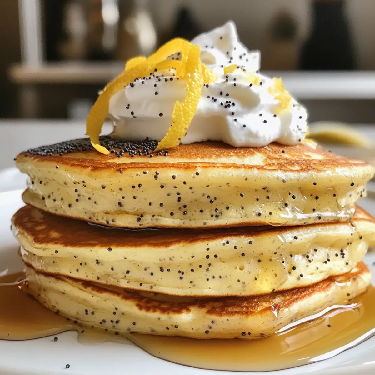 Addictive Lemon Poppy Seed Pancakes for a Zesty Breakfast Delight