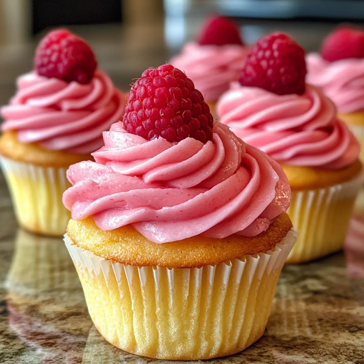 Lemon Raspberry Cupcakes with Tangy Curd: Perfect Spring Treat