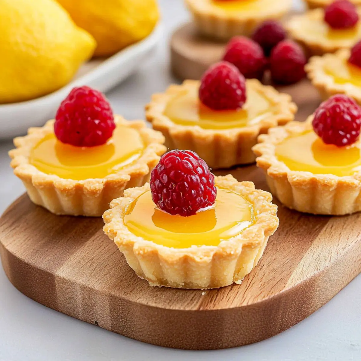 Irresistible Lemon Tartlets: Buttery Bites of Sunshine