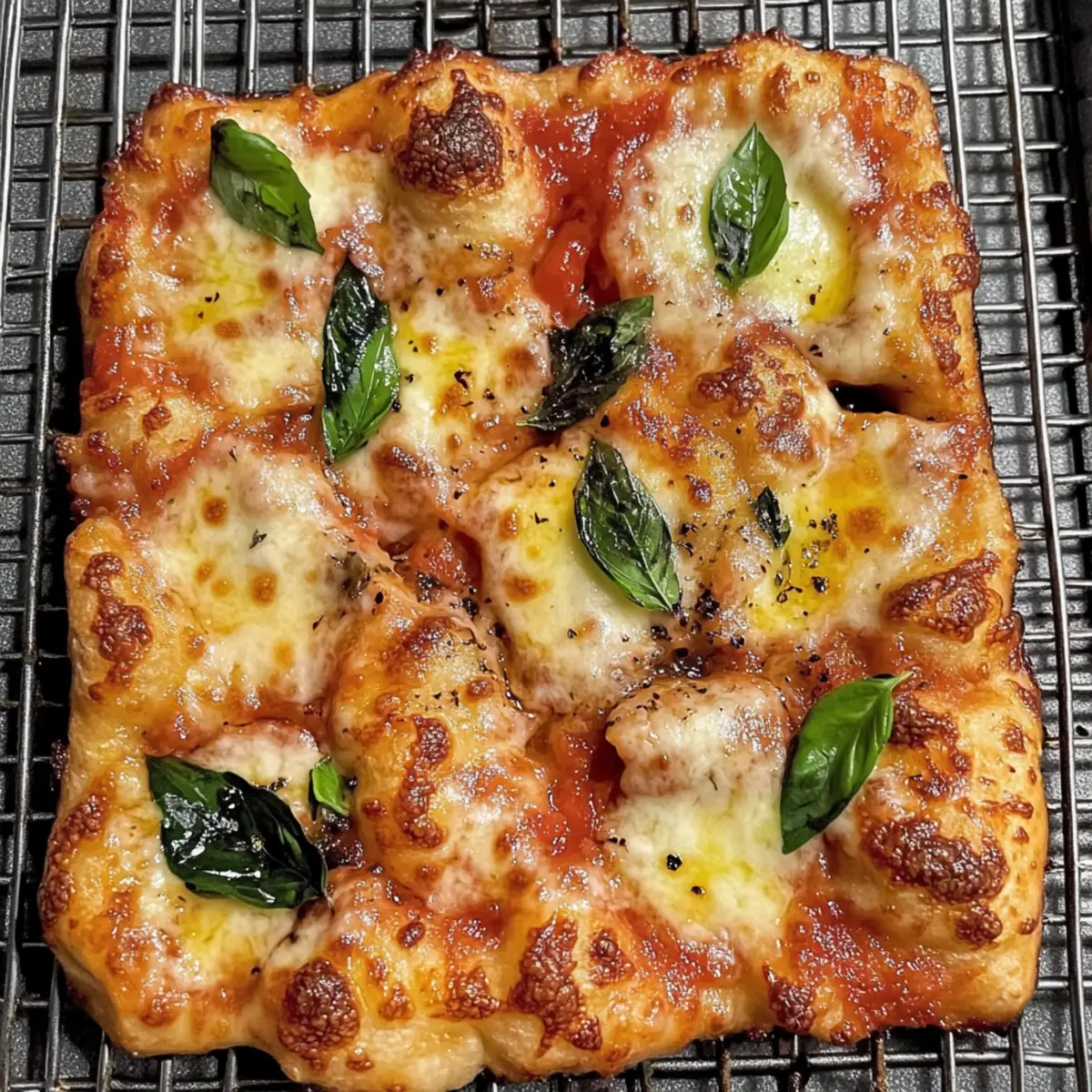 Fluffy Margherita Pizza Focaccia for Your Next Gathering