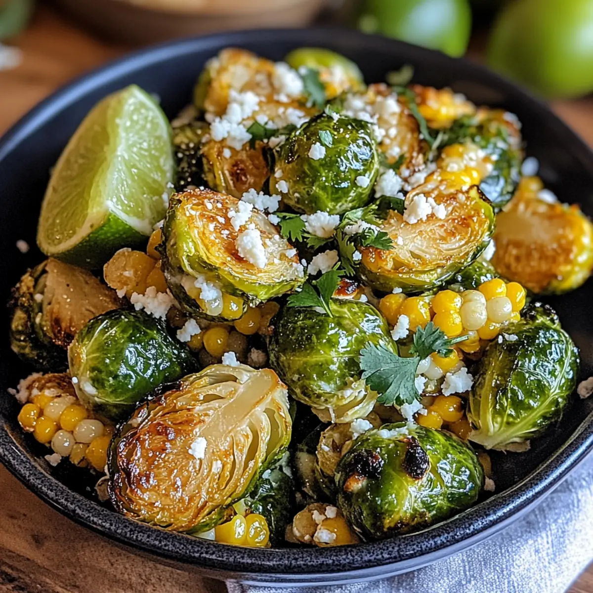 Mexican Street Corn Brussels Sprouts: A Flavorful Twist