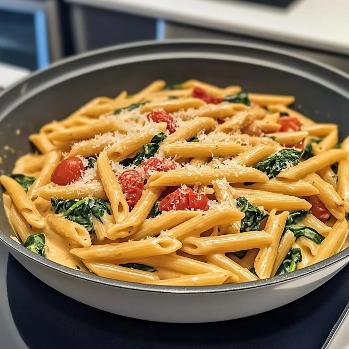 One-Pot Spinach Tomato Pasta That's Perfect for Busy Nights