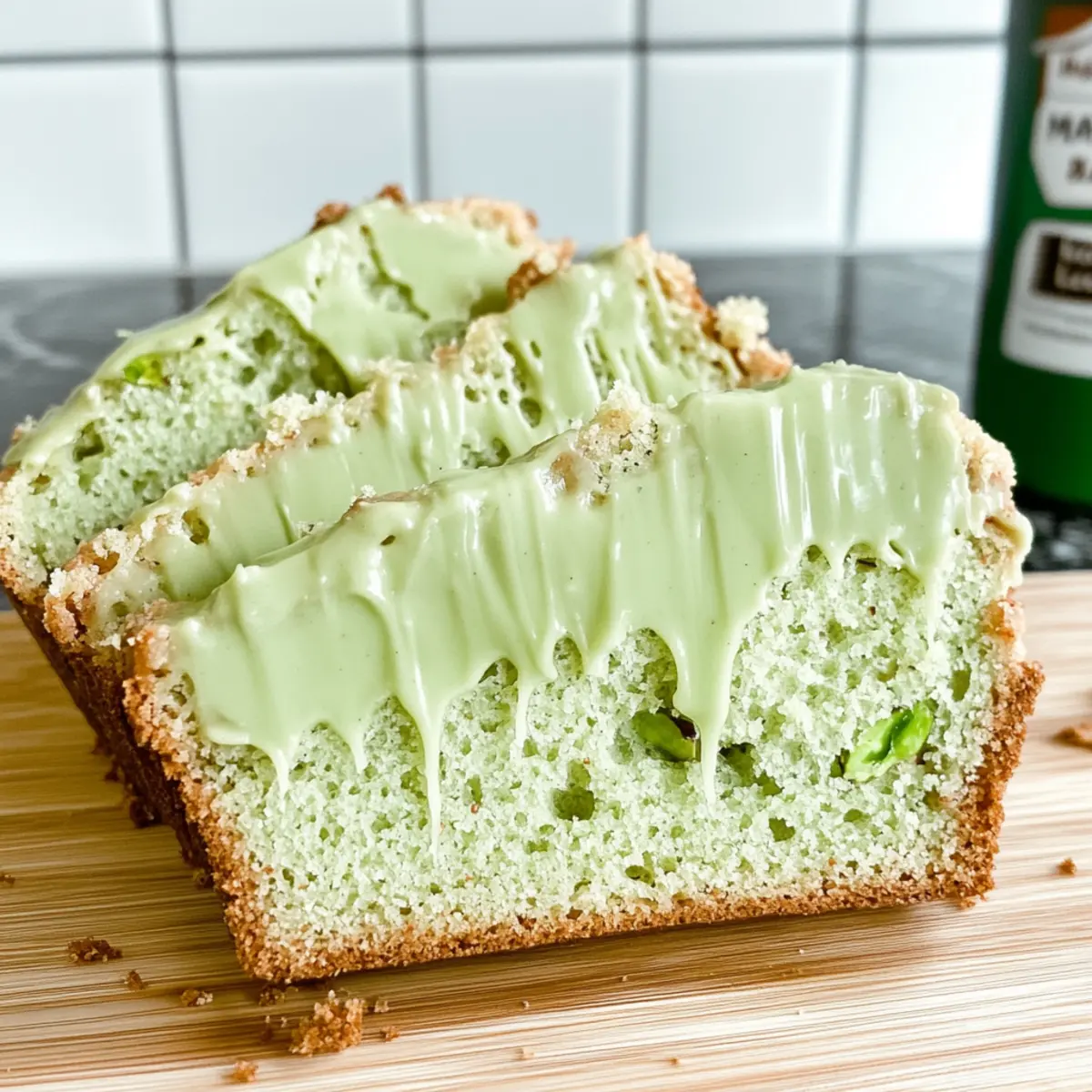 Deliciously Moist Pistachio Pudding Bread for Cozy Days