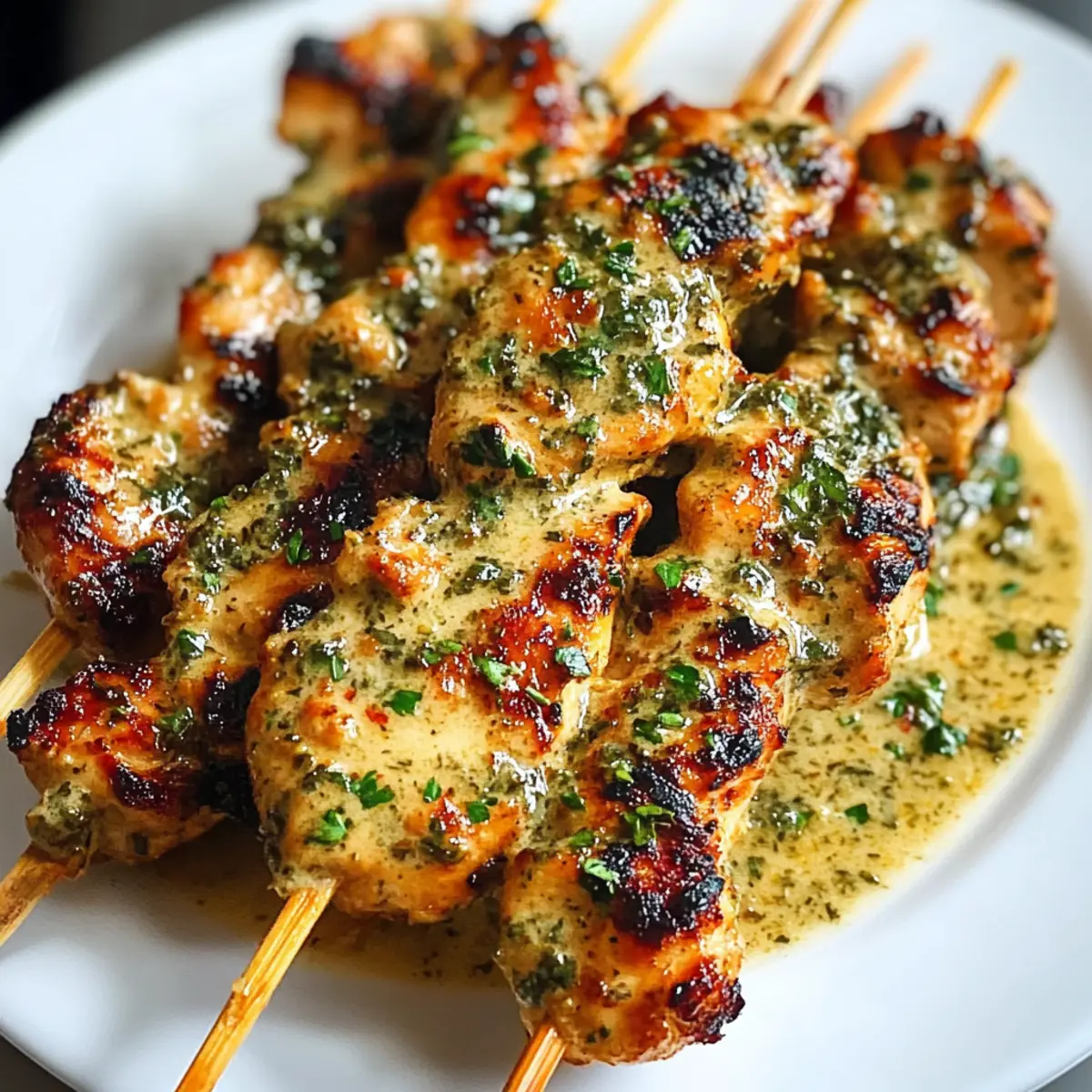 Juicy Ranch Garlic Parmesan Chicken Skewers You’ll Love