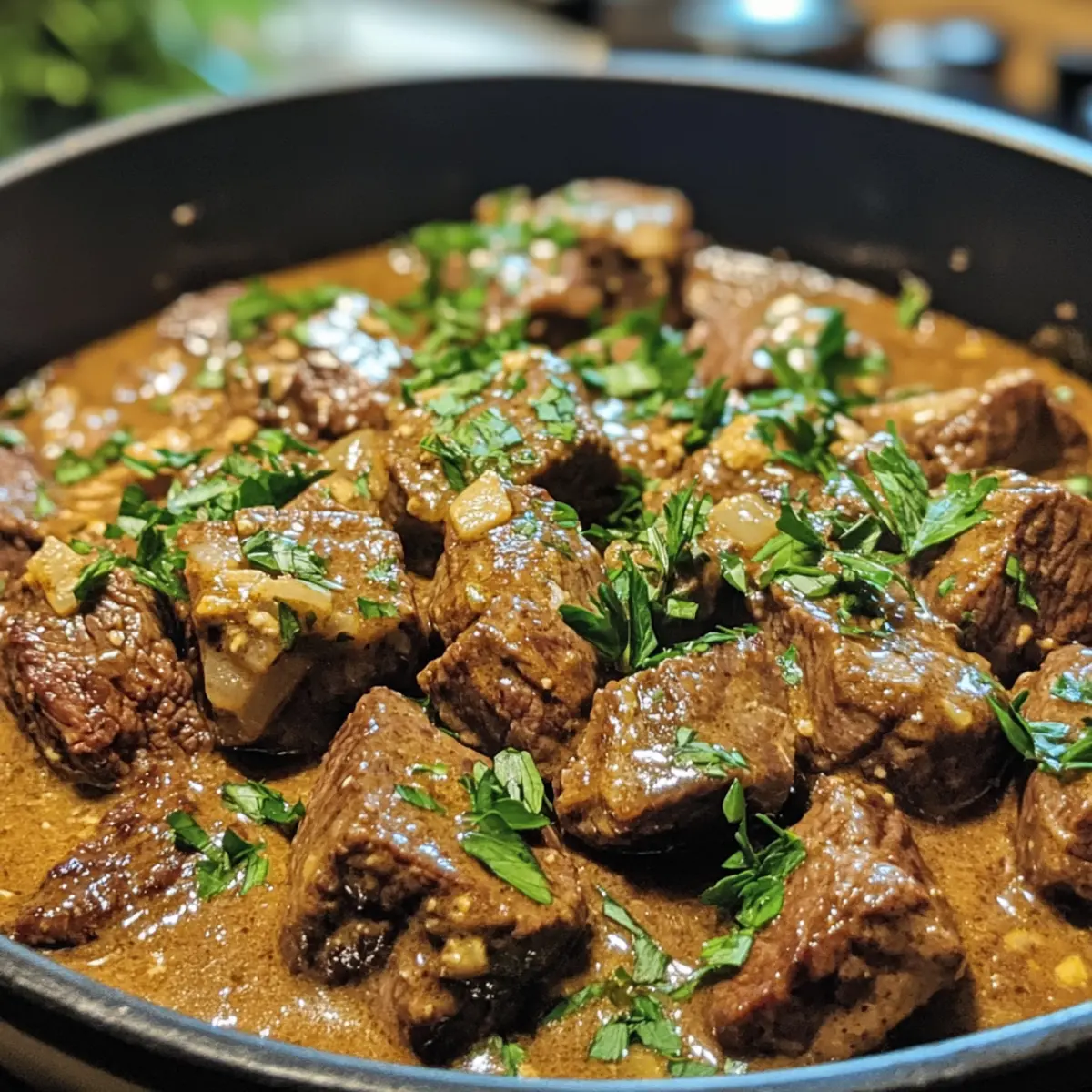 Slow Cooked Steak Diane Casserole for Cozy Family Nights