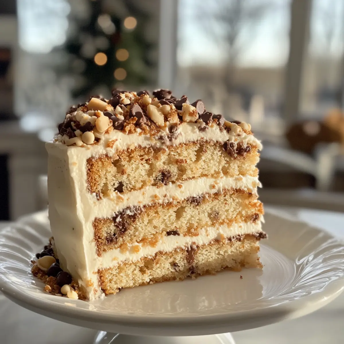 Christmas Toffee Crunch Cake: A Sweet Holiday Indulgence
