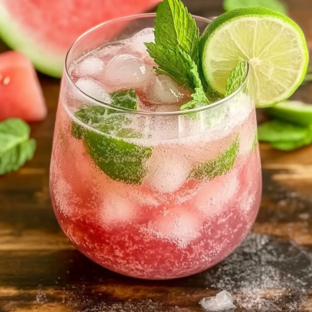 Watermelon Lime Mint Mocktail: Refreshingly Delicious Blend