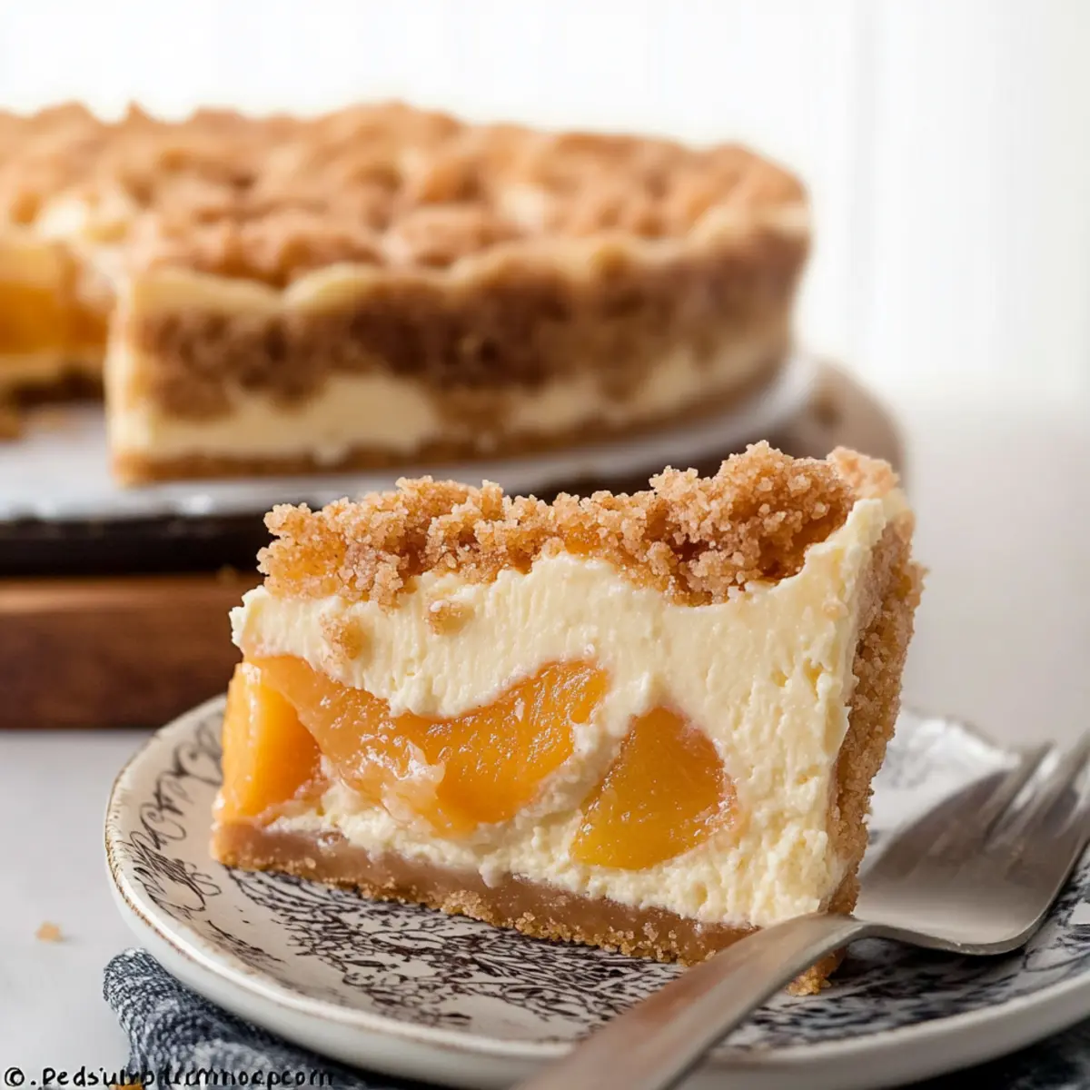 Peach Cobbler Cheesecake That Will Steal the Show