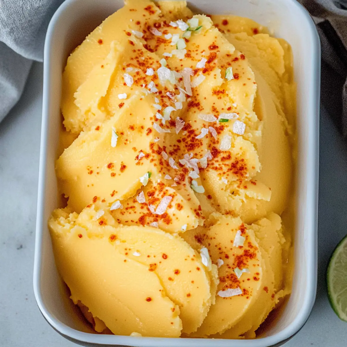 Chili Lime Mango Sorbet: A Creamy Vegan Summer Delight