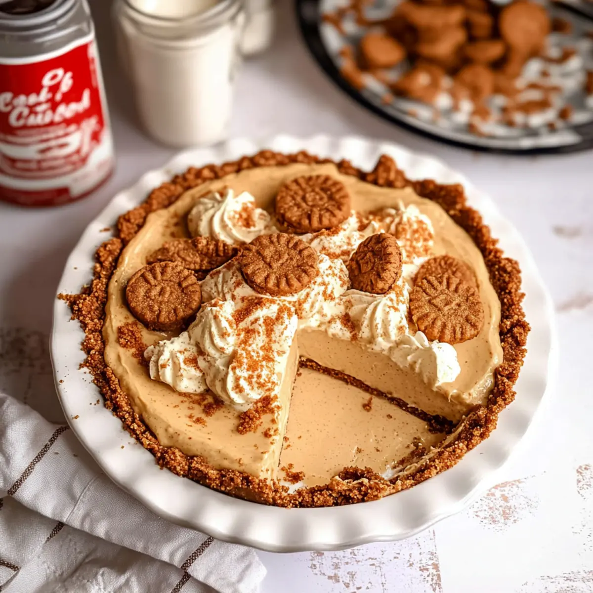 Irresistible No-Bake Cookie Butter Pie for Sweet Summer Bliss