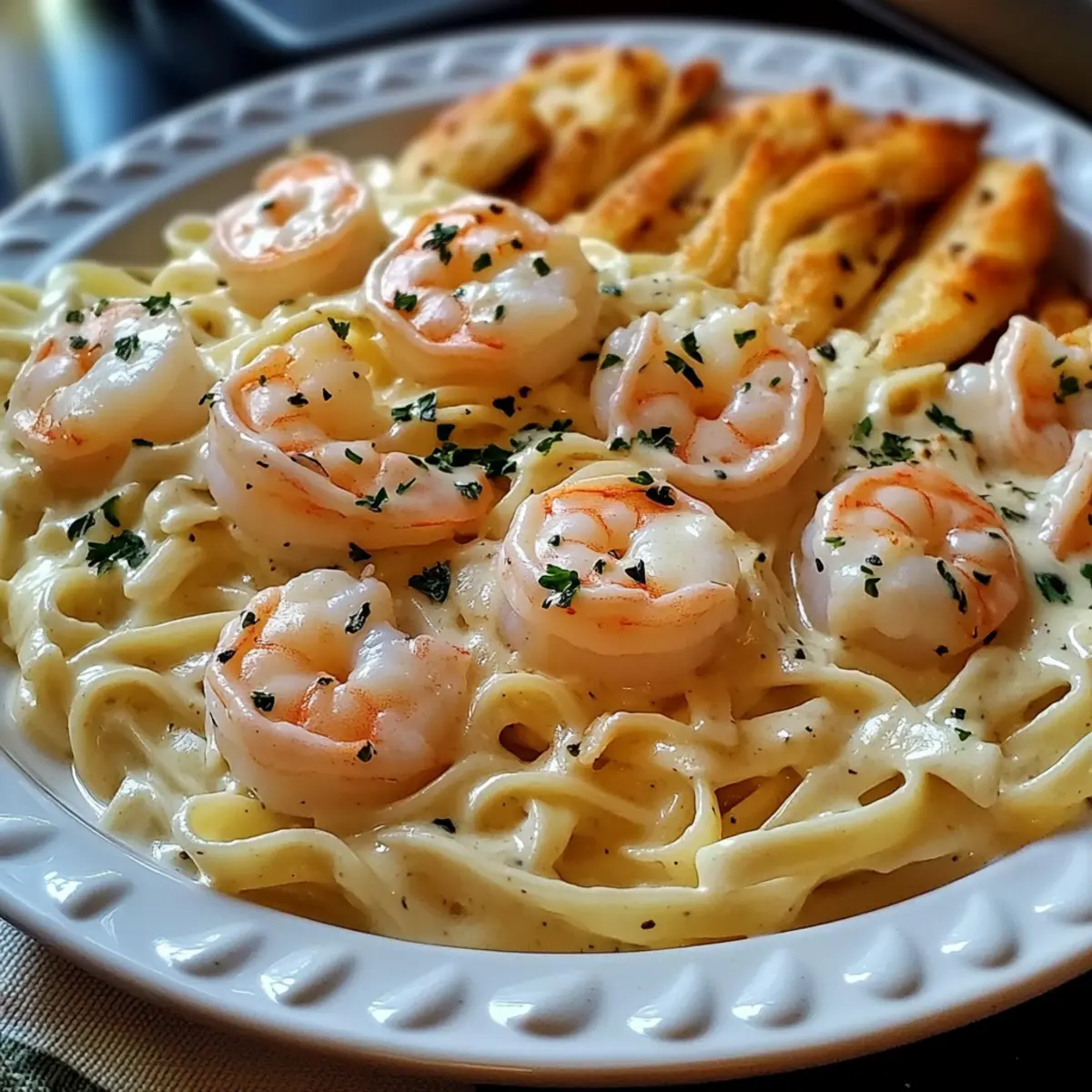 Creamy Olive Garden Shrimp Alfredo in 30 Minutes or Less