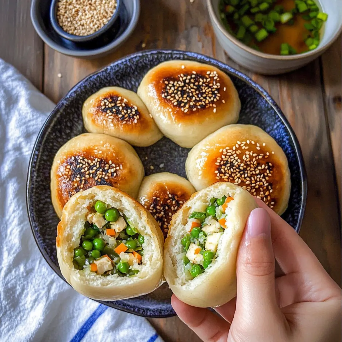 Crispy Bottom Veggie Buns that Will Brighten Your Day