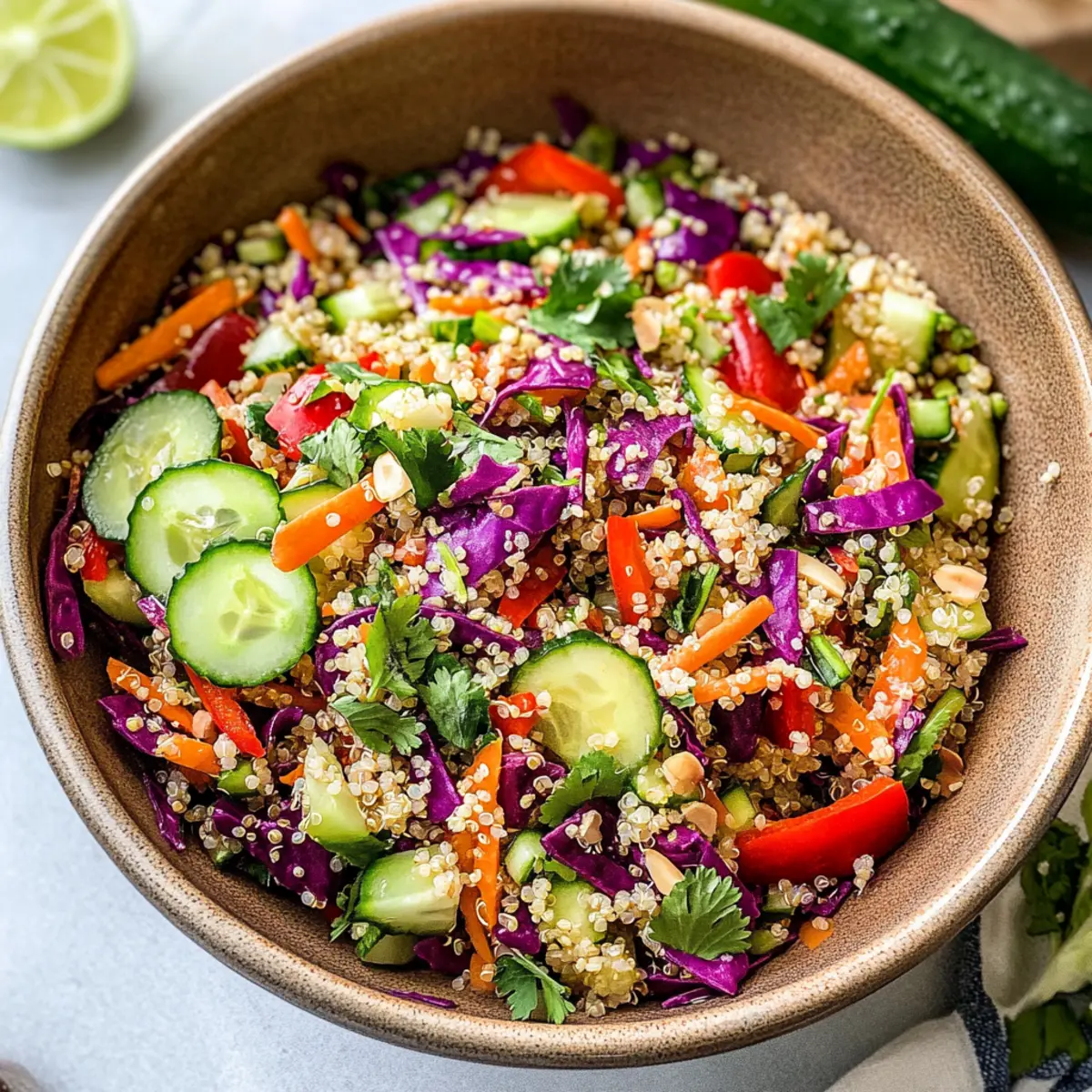 Crunchy Thai Quinoa Salad That Will Brighten Your Day