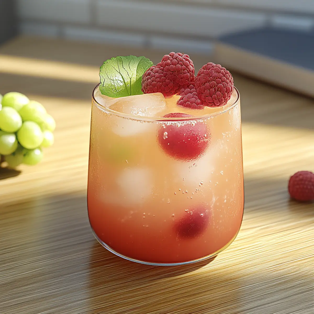 Refreshing Grape Raspberry Mocktail for Special Moments