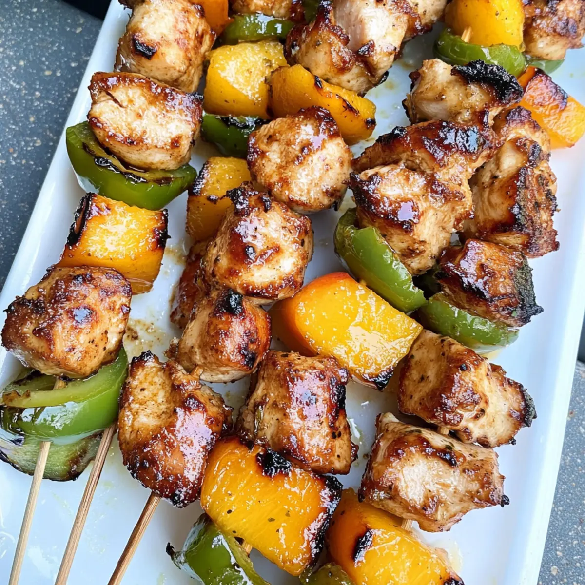 Peach Jalapeño Chicken Skewers for Flavorful Grilling Fun