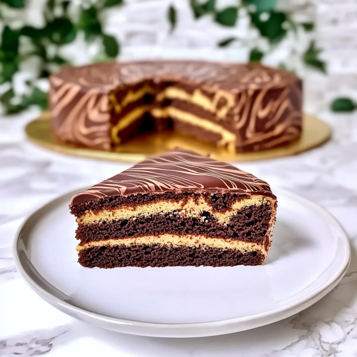 Decadent Keto Zebra Cake That’s Guilt-Free and Delicious