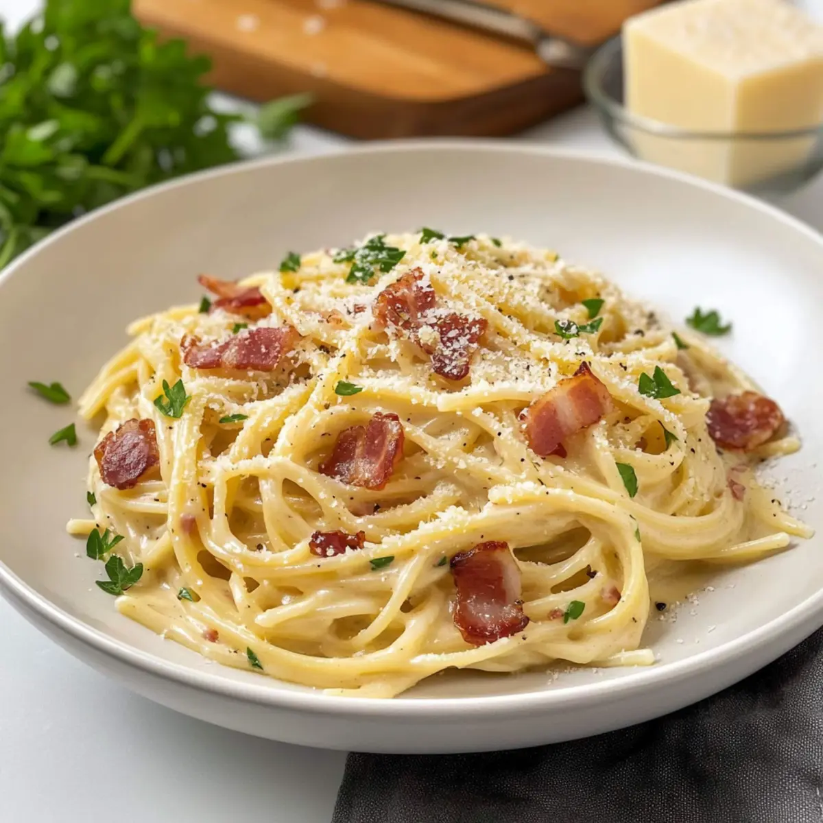 Creamy Martha Stewart Pasta Carbonara That Cooks Itself