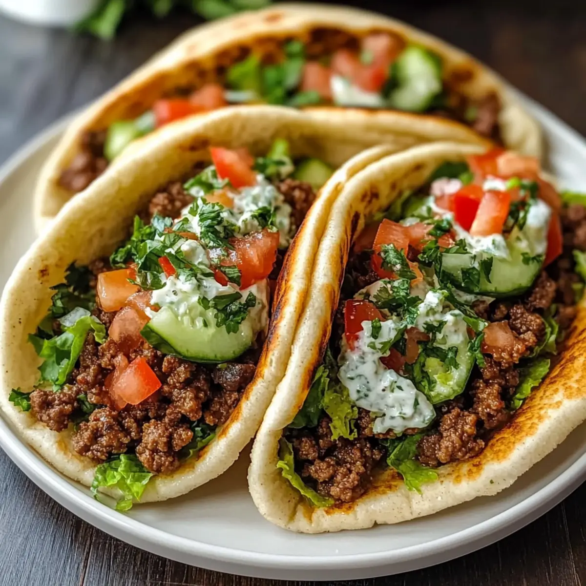Mediterranean Ground Beef Pita Pockets for Quick Family Fun