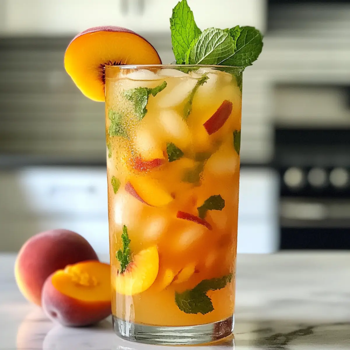 Delightful Peach Lemonade - Refreshing Summer Sips at Home