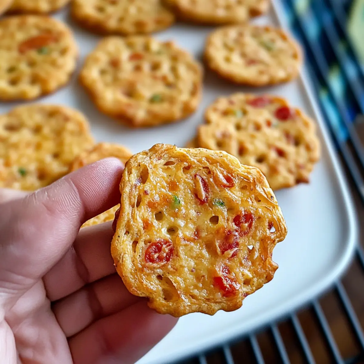 Crispy Pimento Cheese Crackers for Perfect Party Appetizers