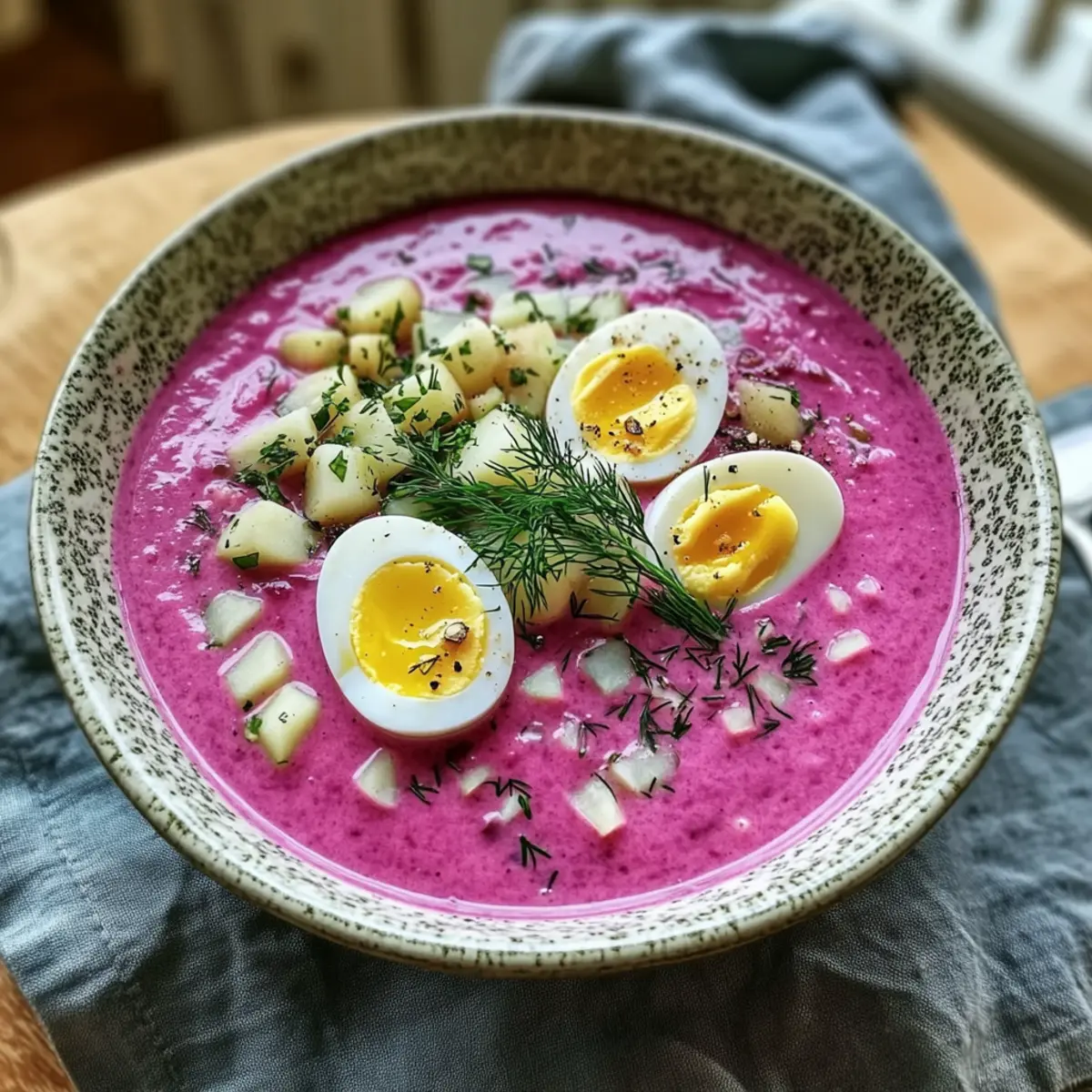 Chill Out with Authentic Lithuanian Pink Summer Soup
