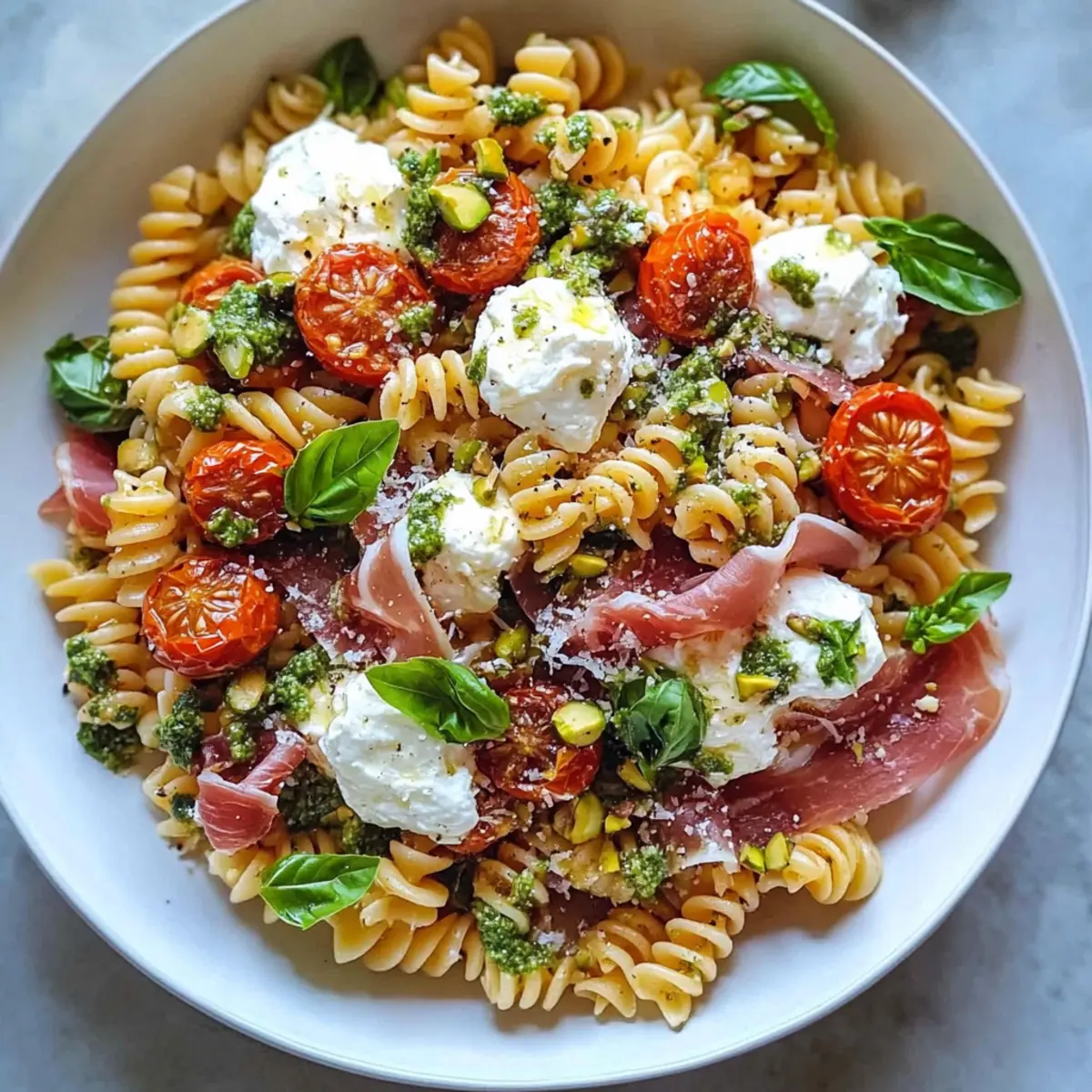 Prosciutto Caprese Pasta Salad for a Refreshing Summer Bite