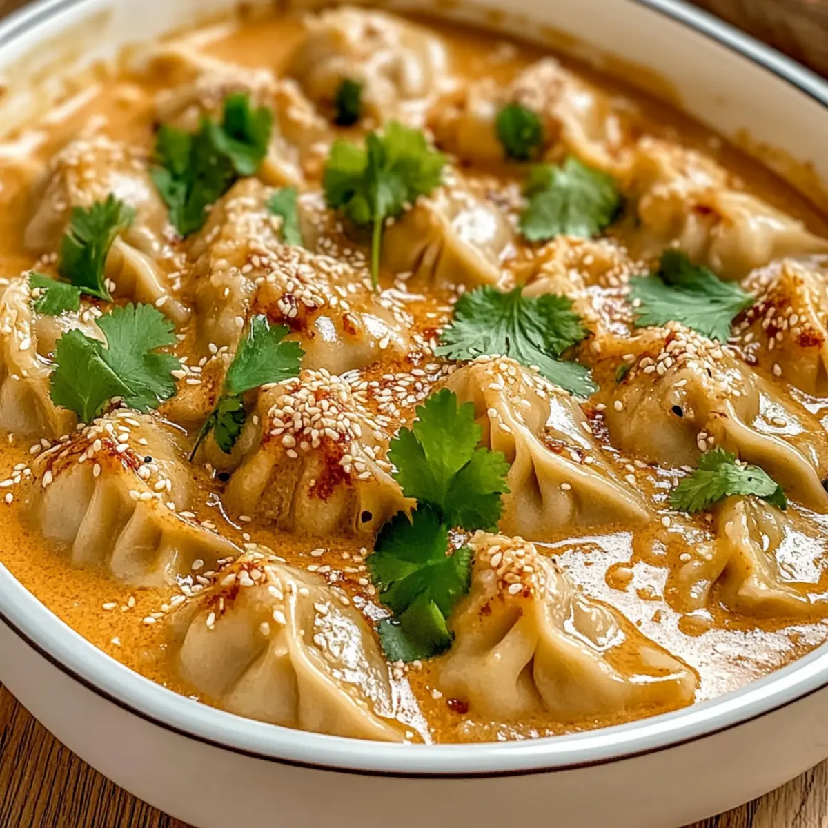 Quick and Creamy Trader Joe’s Red Curry Dumplings Delight