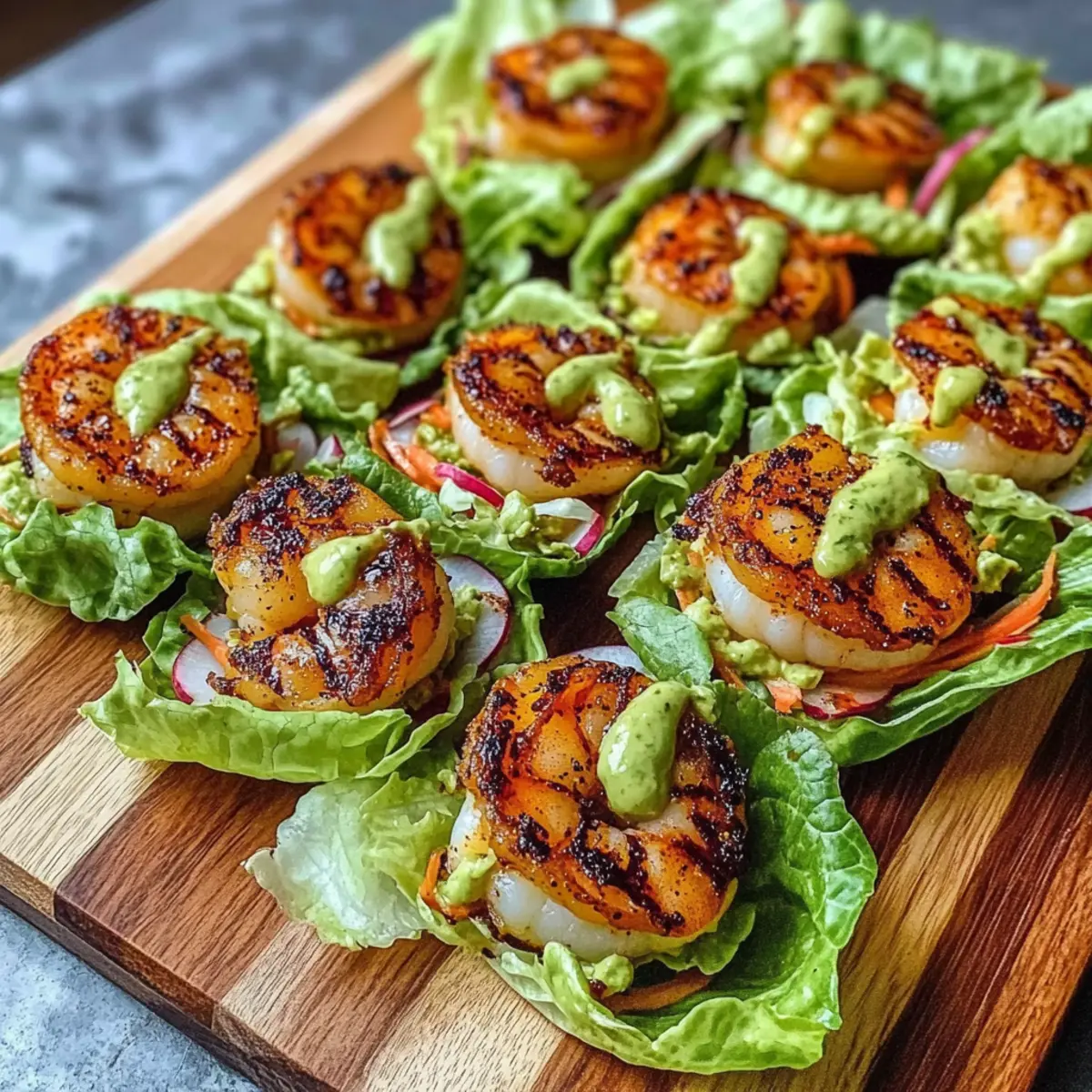 Quick and Fresh Chili-Lime Shrimp Lettuce Wraps Delight