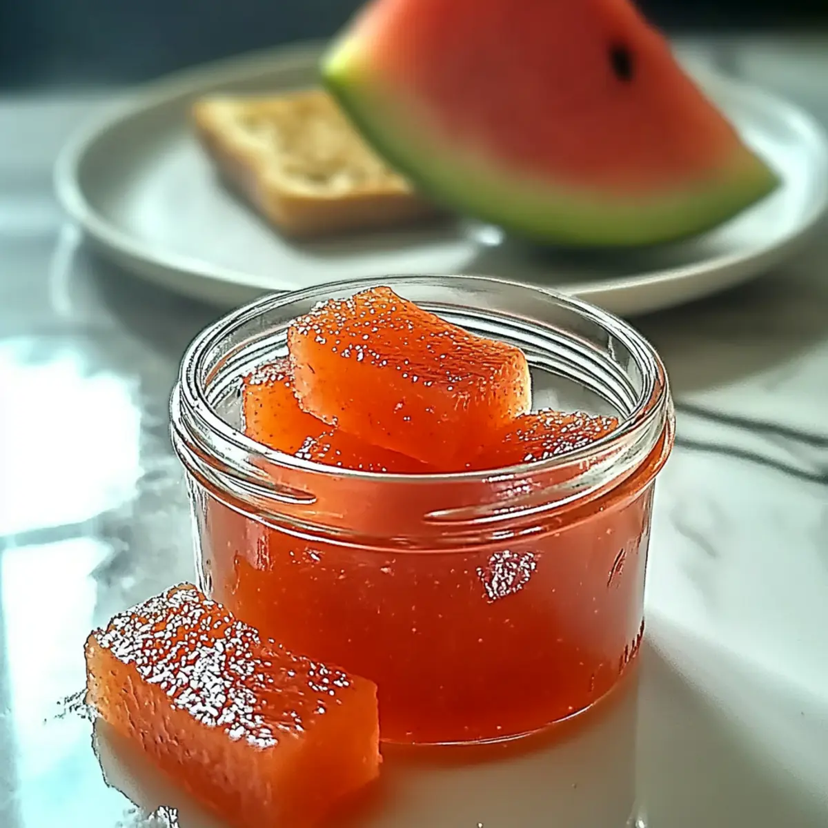 Watermelon Rind Jellies: A Sustainable Sweet Treat