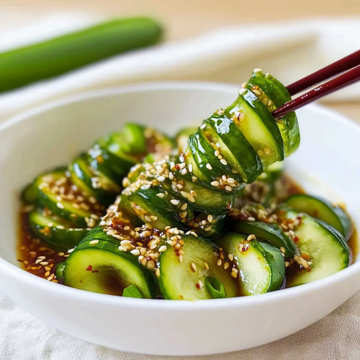Fresh Asian Cucumber Salad TikTok Style for Easy Summer Crunch