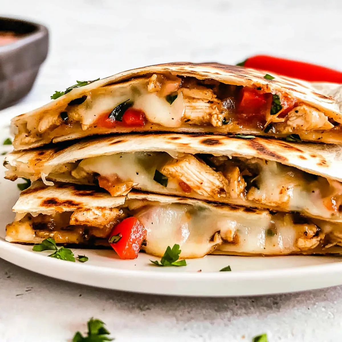 Creamy Chipotle Chicken Quesadillas for Easy Weeknight Dinners