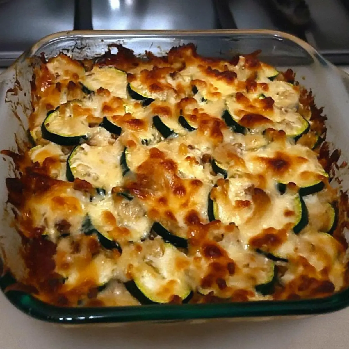 Cheesy Zucchini Casserole: Quick, Easy, and Keto Delight