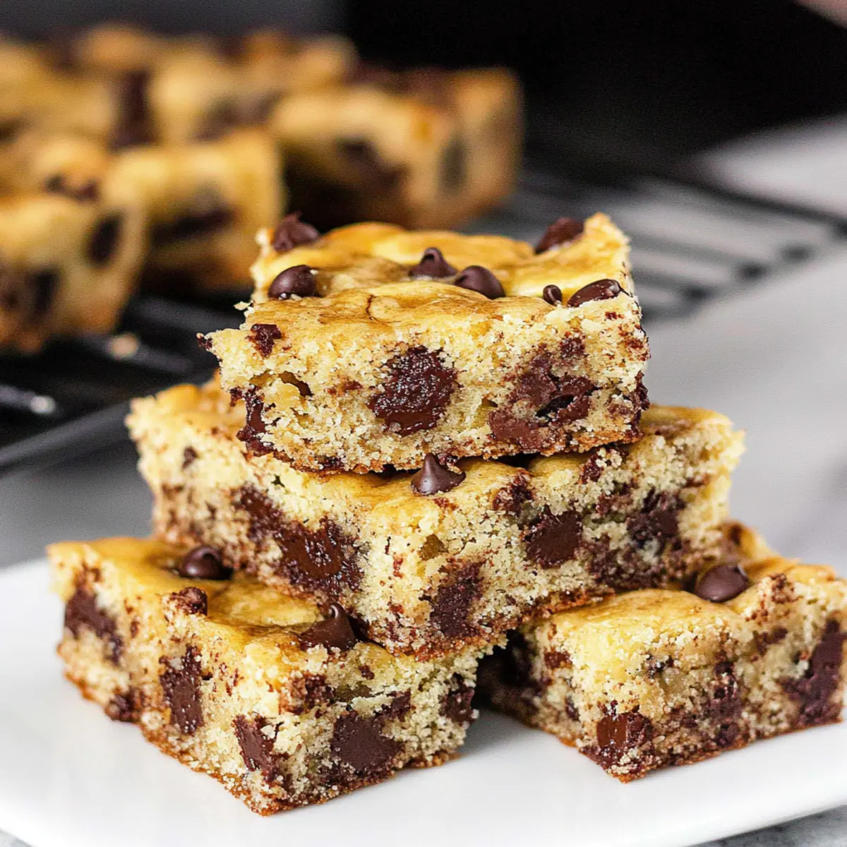 Chewy Chocolate Chip Banana Bars for the Perfect Snack