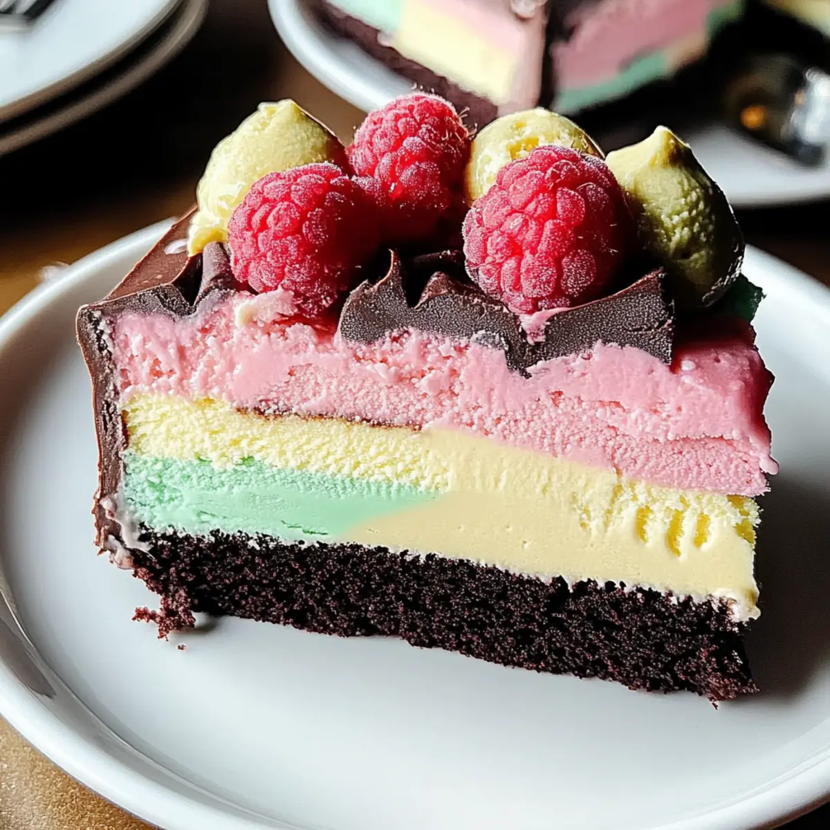Colorful Layered Ice Cream Cake: Your No-Bake Summer Treat