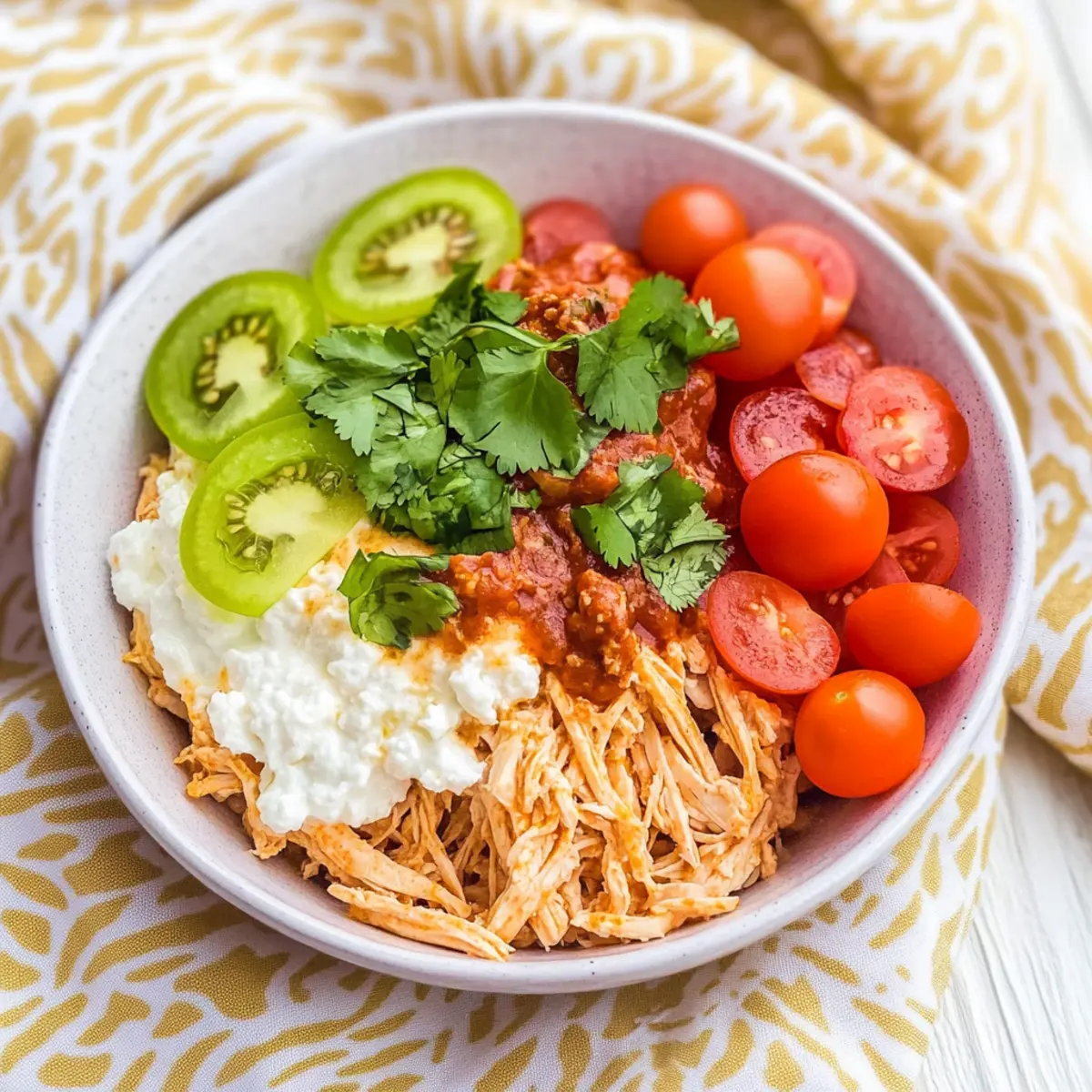 High-Protein Cottage Cheese Chicken Taco Bowl You’ll Crave