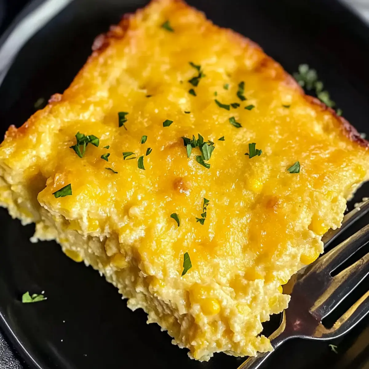 Cheesy Corn Casserole with Jiffy Mix for Ultimate Comfort