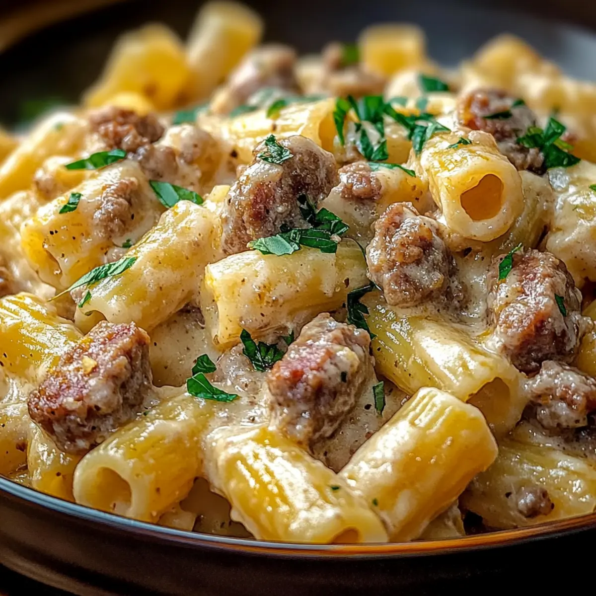 Creamy Italian Sausage Rigatoni for Heartfelt Family Feasts