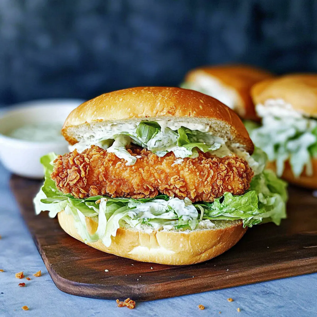 Crispy Chicken Caesar Sandwich that Elevates Your Lunch Game