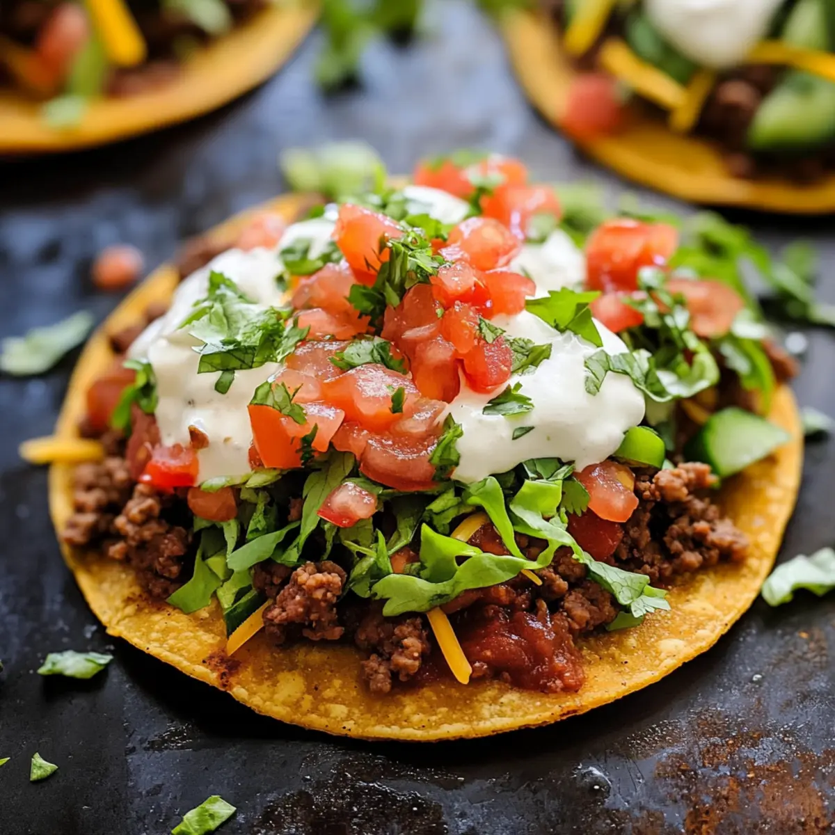 Crispy Ground Beef Tostadas for Flavorful Weeknight Dinners
